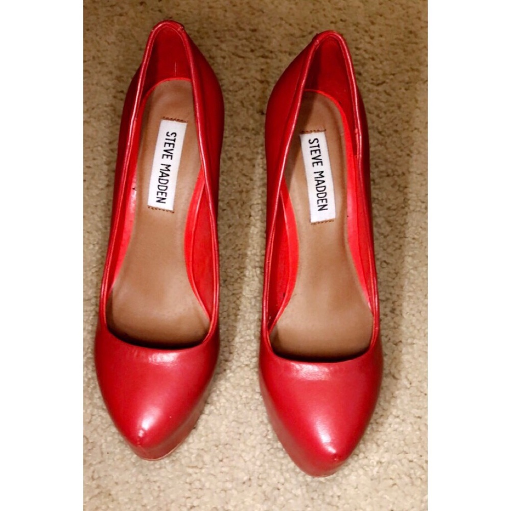 Steve Madden Red High Heels